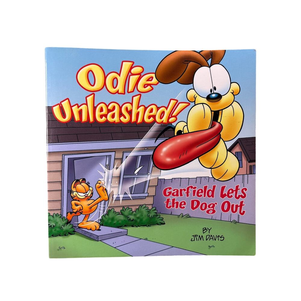 Odie Unleashed Garfield Lets the dog out Book by Jim Davis 2005 1st print